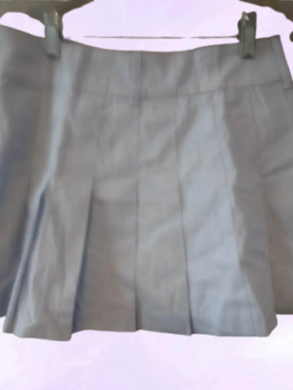 WAYF mini short summer spring tennis pleated skirt in light blue size XS extra s